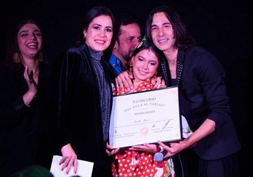 Carmela Moreno, premiada en el concurso 'Del aula al tablao'