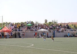 Estado actual de la grada.