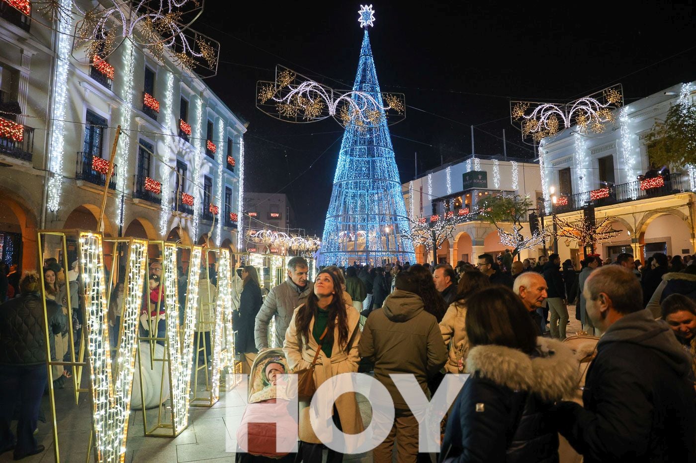 Villanueva ya presume de su alumbrado navideño
