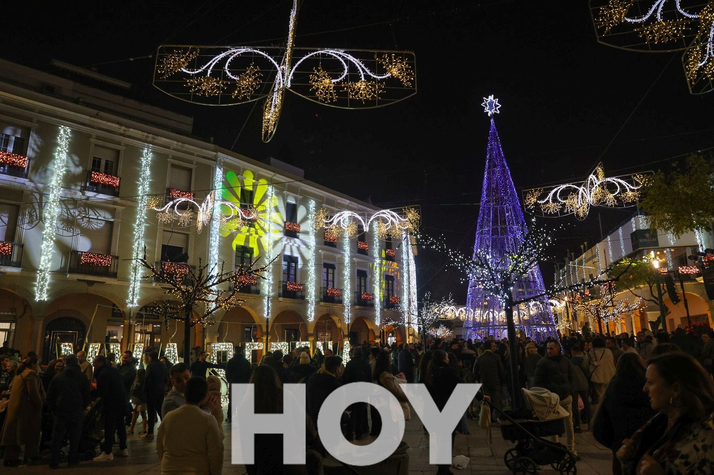 Villanueva ya presume de su alumbrado navideño