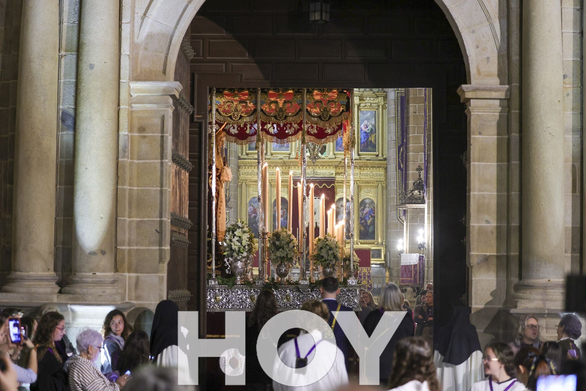 Imágenes de 'La Guapa' y 'La Borriquita' en Villanueva de la Serena