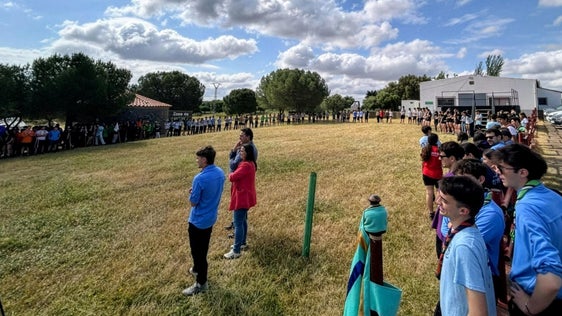 El paraje Quinto Coto reúne a 600 jóvenes en la acampada regional de Scouts por San Jorge