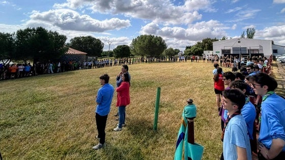 El paraje Quinto Coto reúne a 600 jóvenes en la acampada regional de Scouts por San Jorge