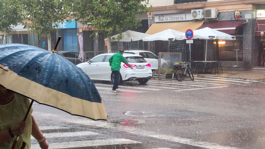 Numerosas incidencias por la lluvia en Villanueva de la Serena