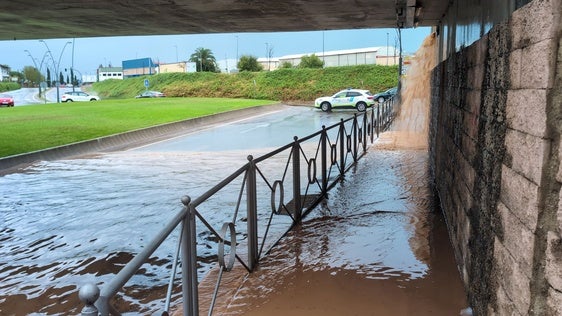 Numerosas incidencias por la lluvia en Villanueva de la Serena