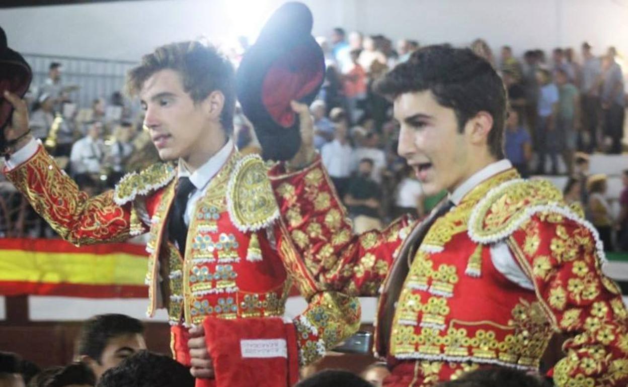 Manuel Perera y Eric Olivera de derecha a izquierda. 