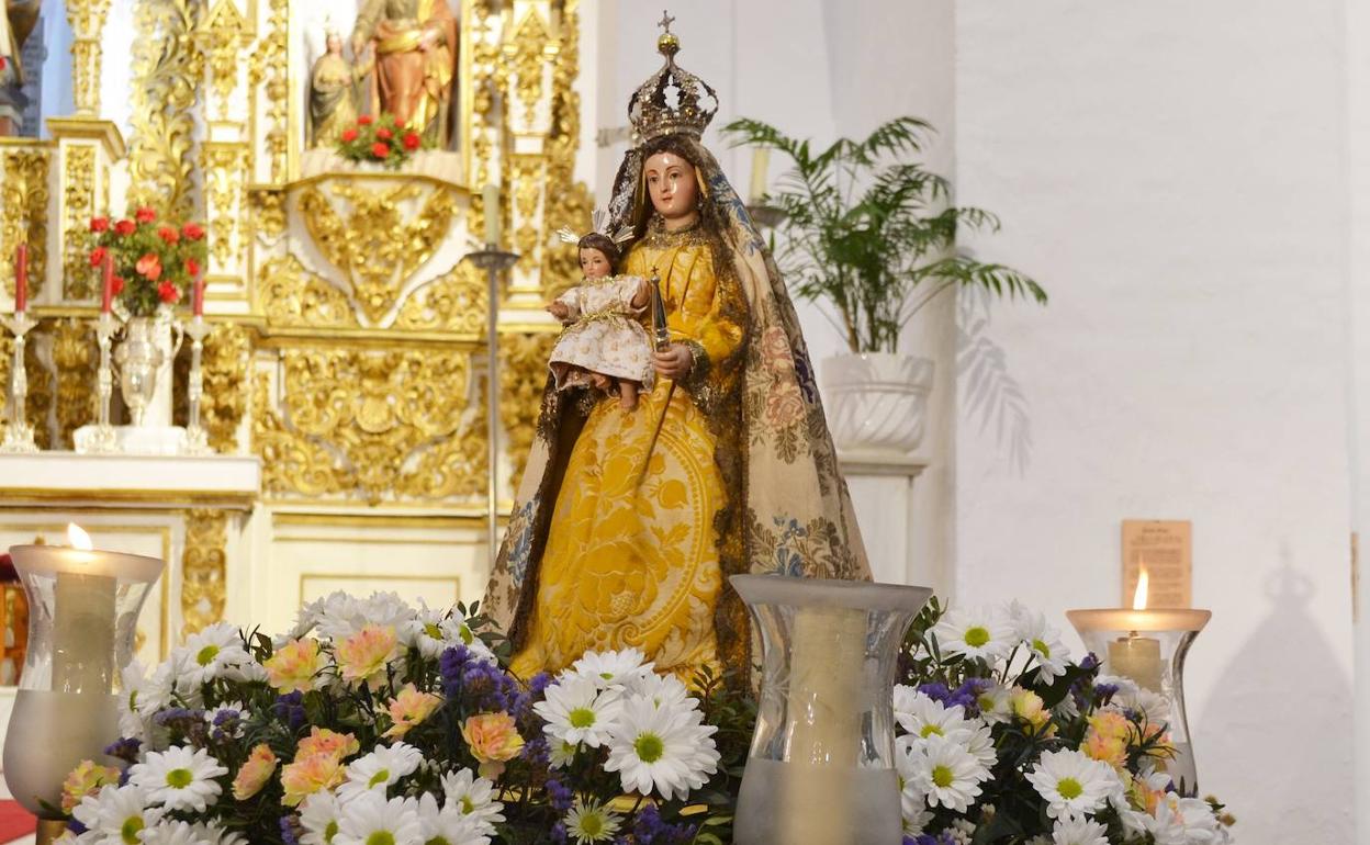 Imagen de la milagrosa Virgen de la Luz