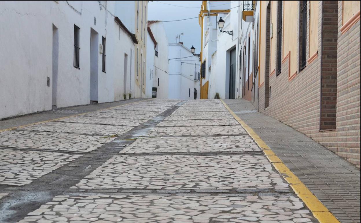Una calle de la localidad.