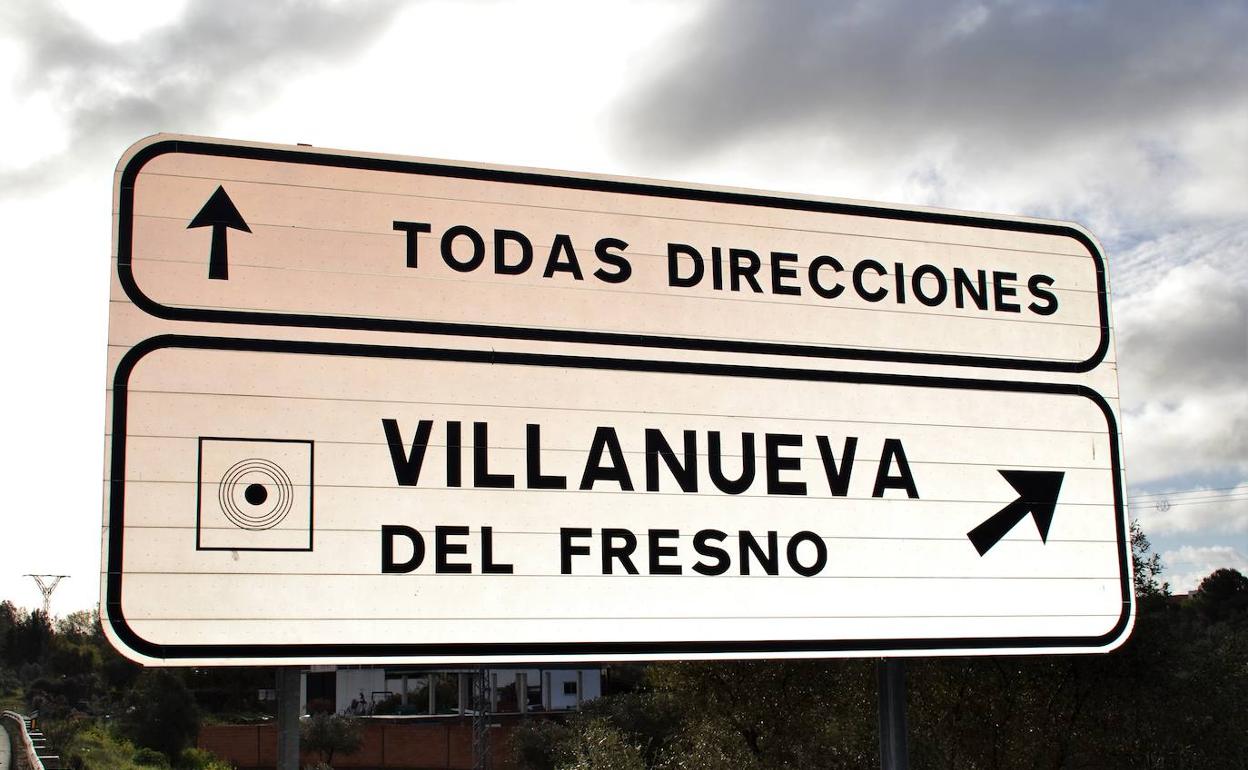 Cartel indicador.