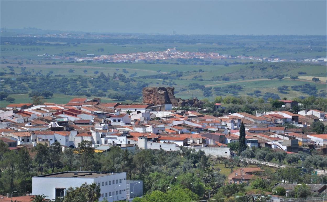 Vista panorámica de VIllanueva del Fresno.