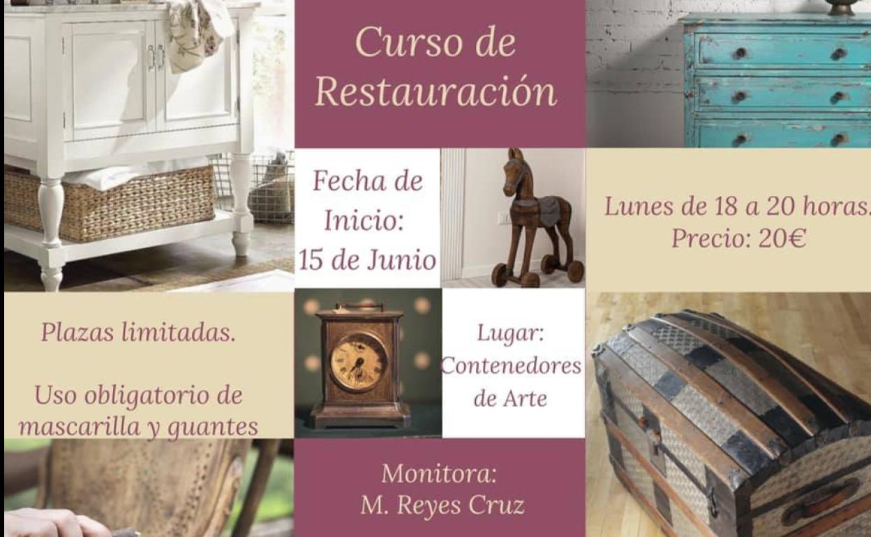 La Asociación de Mujeres reanuda sus talleres de Restauración y Pintura en Tela y Cristal