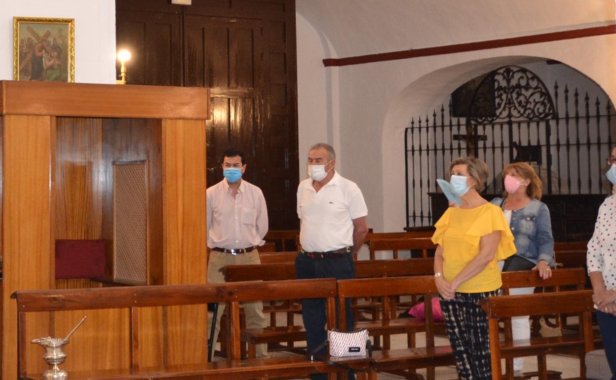 Fieles en la misa del pasado domingo.