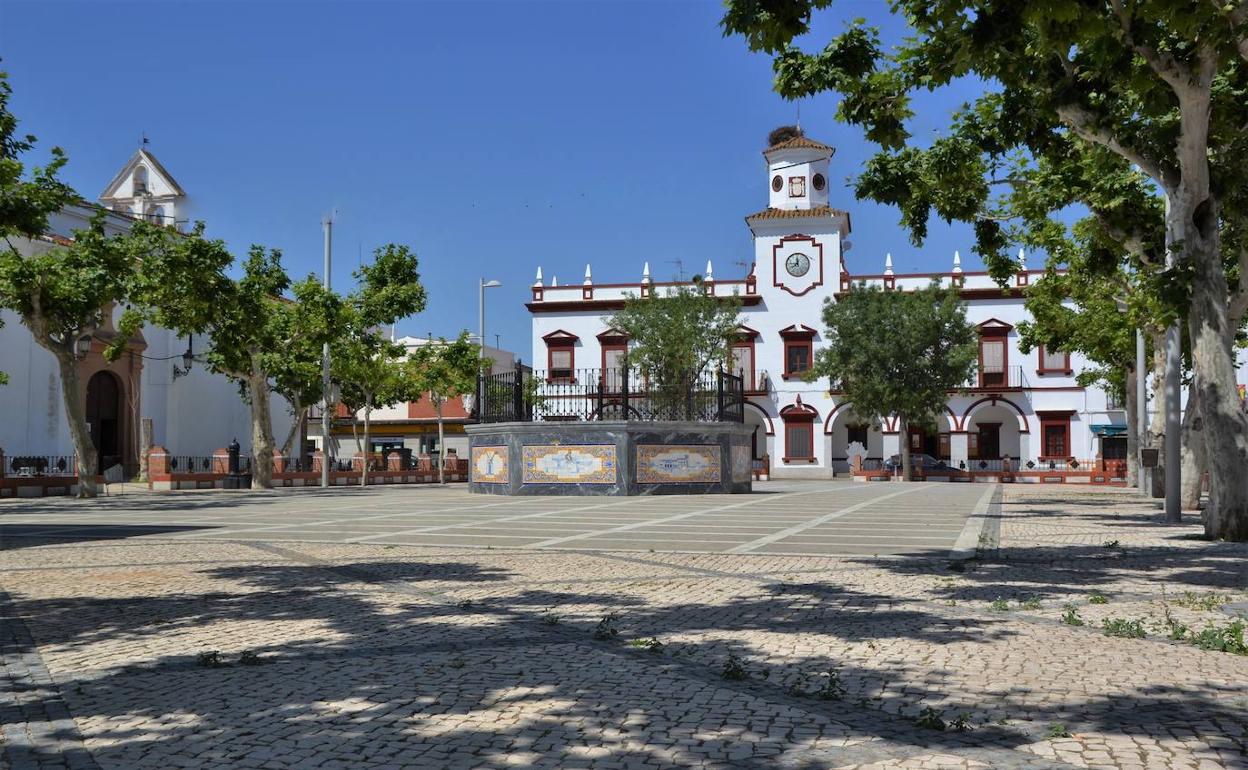Vista de la plaza de España