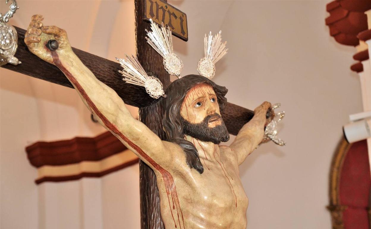 Talla del Cristo de la Expiración.