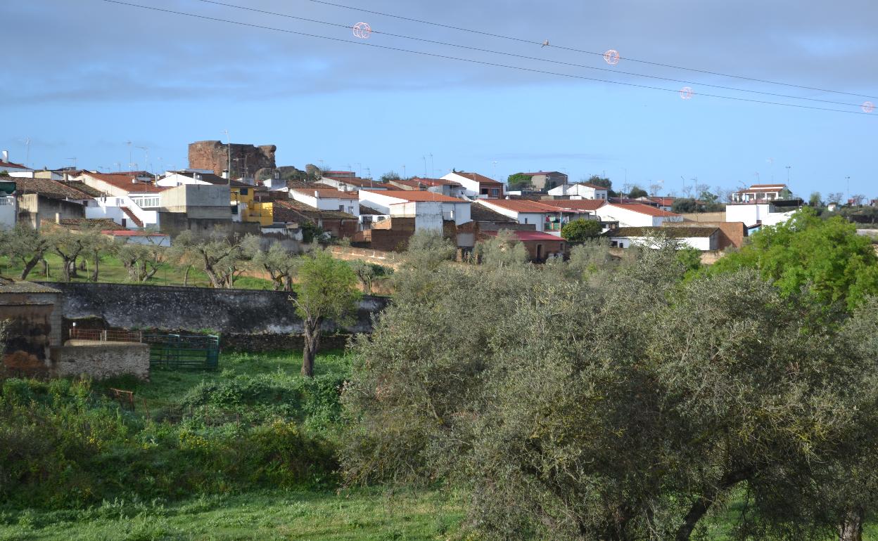 Paisaje de Villanueva del Fresno.
