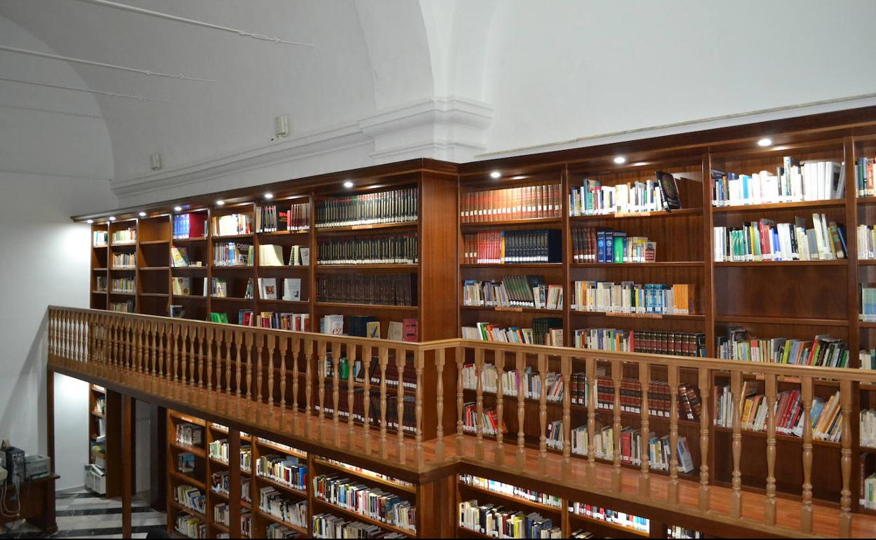 Vista superior de la Biblioteca Pública municipal. 