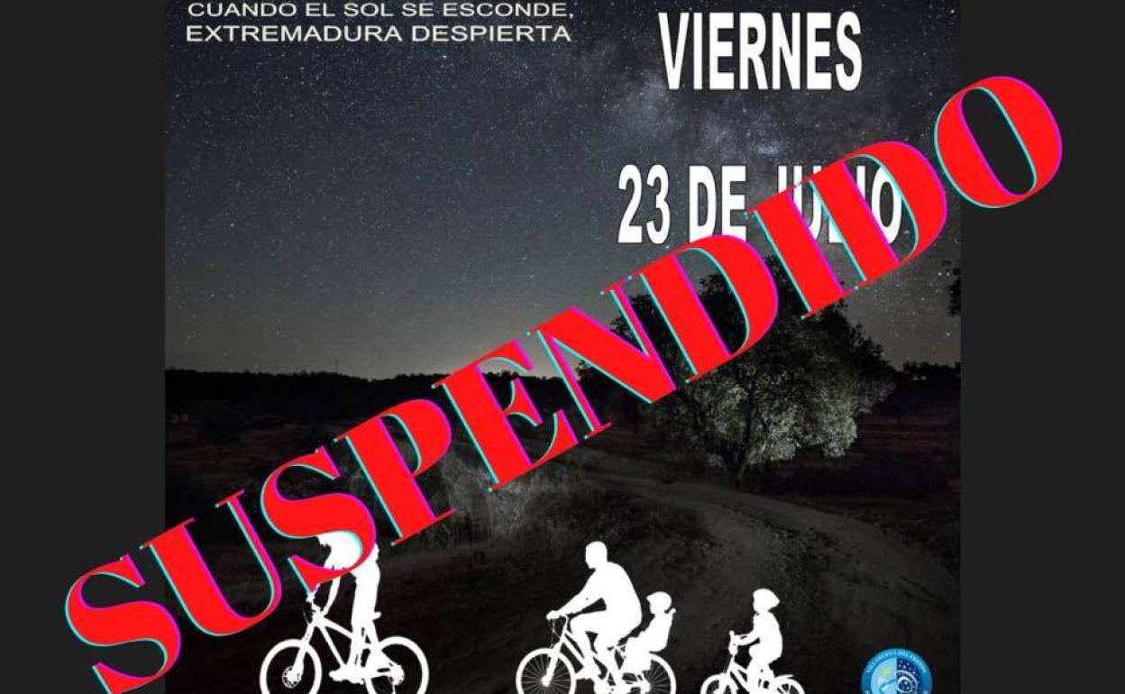 Se suspenden las rutas cicloturísticas familiares debido a la situación sociosanitaria