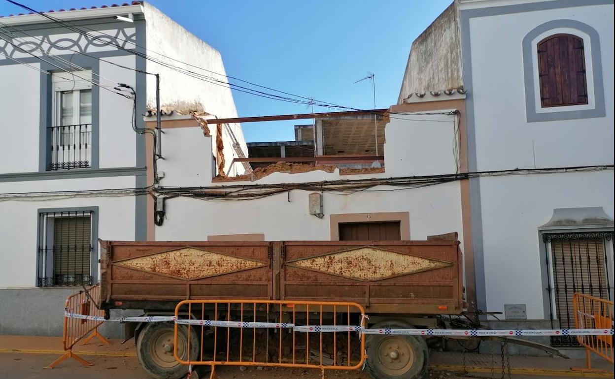 Vivienda adquirida por el Ayuntamiento cuyoderribo conectará con los Pisos Tutelados.