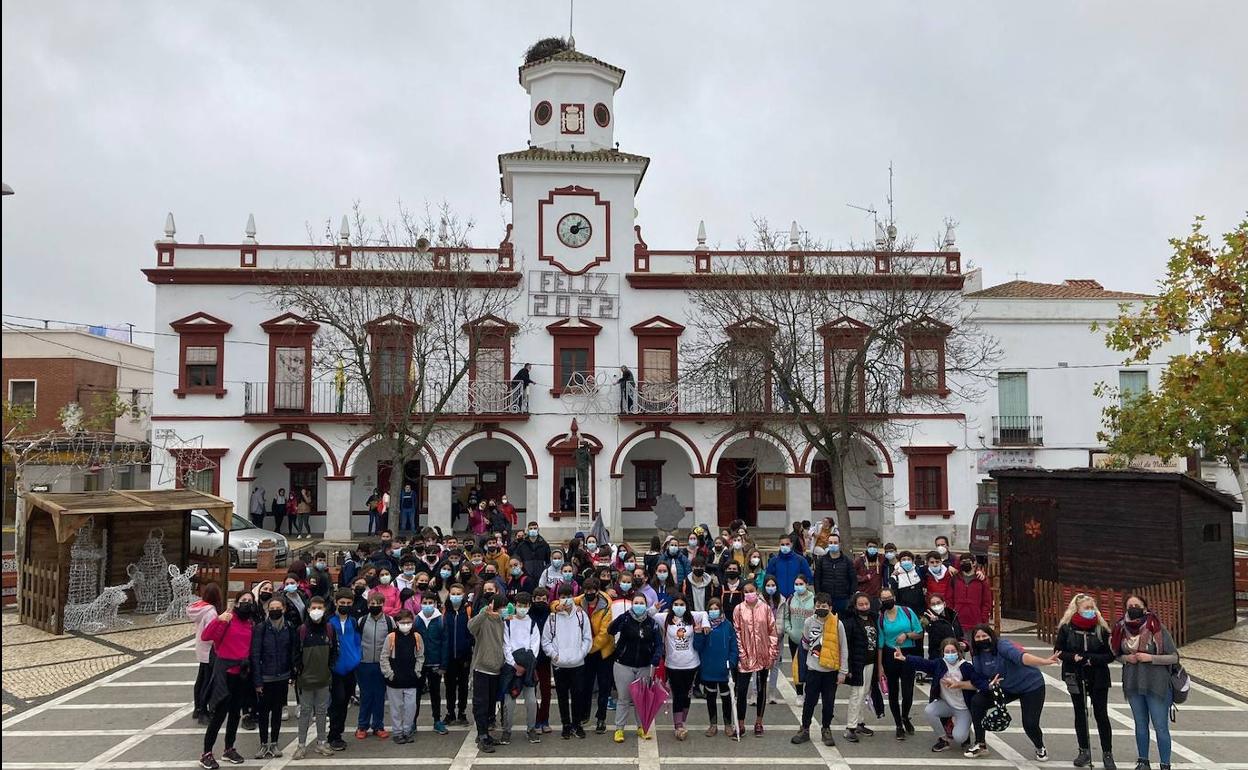 La Dinamización Deportiva de la Mancomunidad de Olivenza recauda más de 1.500 kilos de alimentos con el evento 'Jondeá 2021'