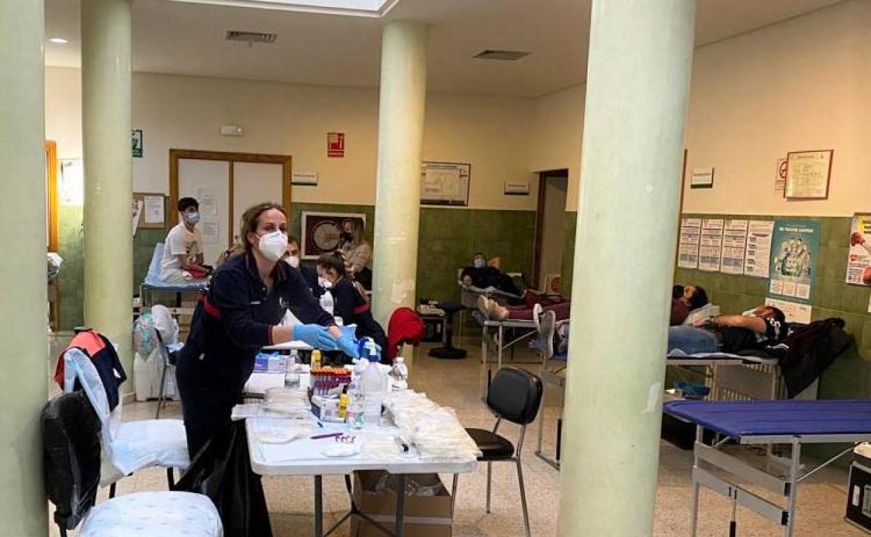 Donación de sangre en el Centro de Salud, imagen de archivo.