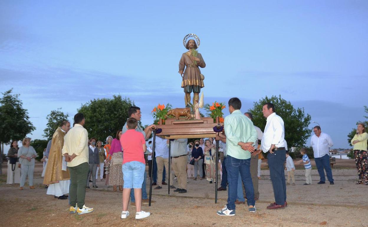 Bendición de los campos en el parque de D. Andrés Alonso Trejo