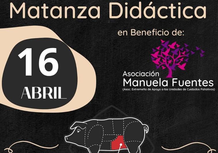 La Asociación &#039;Manuela Fuentes de Apoyo a las Unidades de Cuidados Paliativos&#039; organiza una Matanza Didáctica