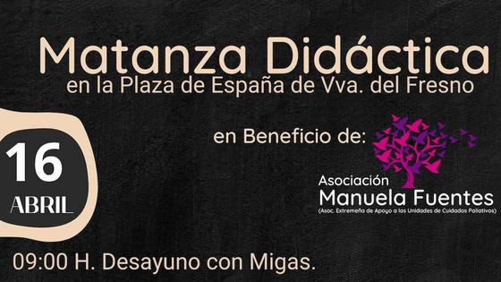 La Matanza Didáctica a favor de la Asociación Manuela Fuentes tendrá una amplia programación