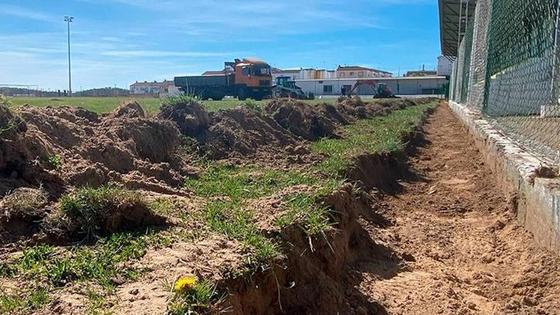 Arrancan las obras de adecuación del Campo de Fútbol Municipal