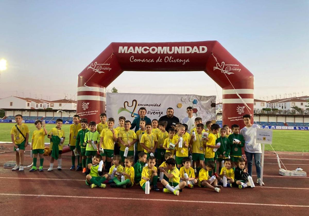 Clausurada la VI Liga de Fútbol base de la Comarca de Olivenza