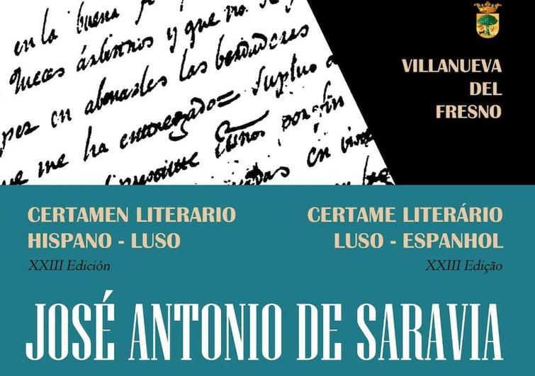Se abre el plazo de presentación de obras del XXIII Certamen literario 'José Antonio de Saravia'