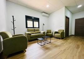 Vista de una de las estancias del velatorio.