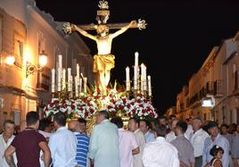 Procesión del Santísimo Cristo en su día grande, imagen de archivo