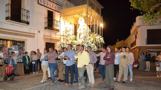 La Virgen de la Soledad regresó a su Ermita tras el Triduo en su honor