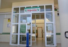 Entrada al Centro de Salud local.