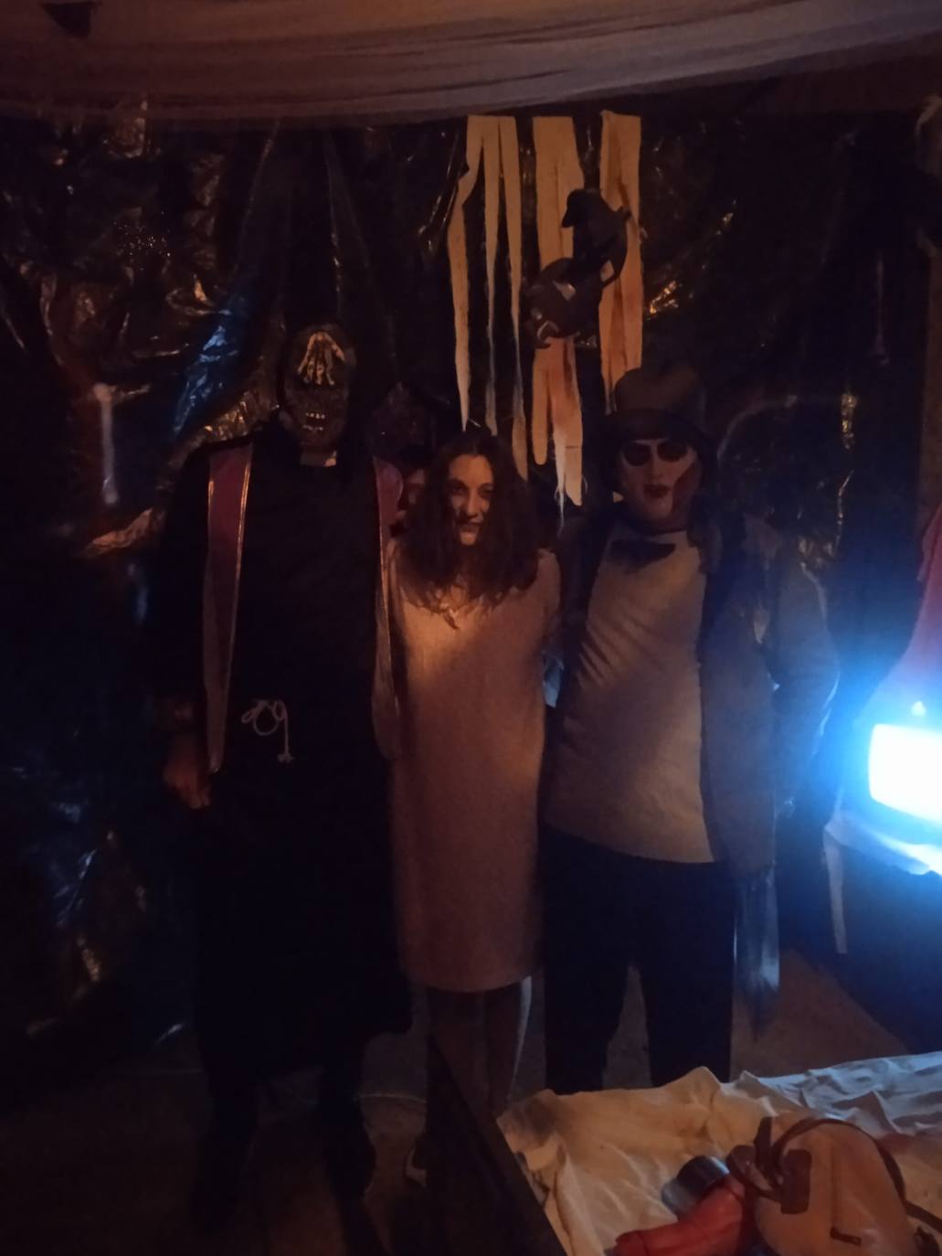 Unos 60 personajes dieron vida a un Túnel del Terror terroríficamente divertido