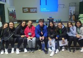 Jóvenes del IESO San Ginés en la asamblea de las RSJ.