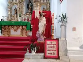 Altar de la Iglesia parroquial de la Purísima Concepción de Villanueva del Fresno.