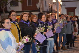 Algunas de las participantes del acto de 2022.