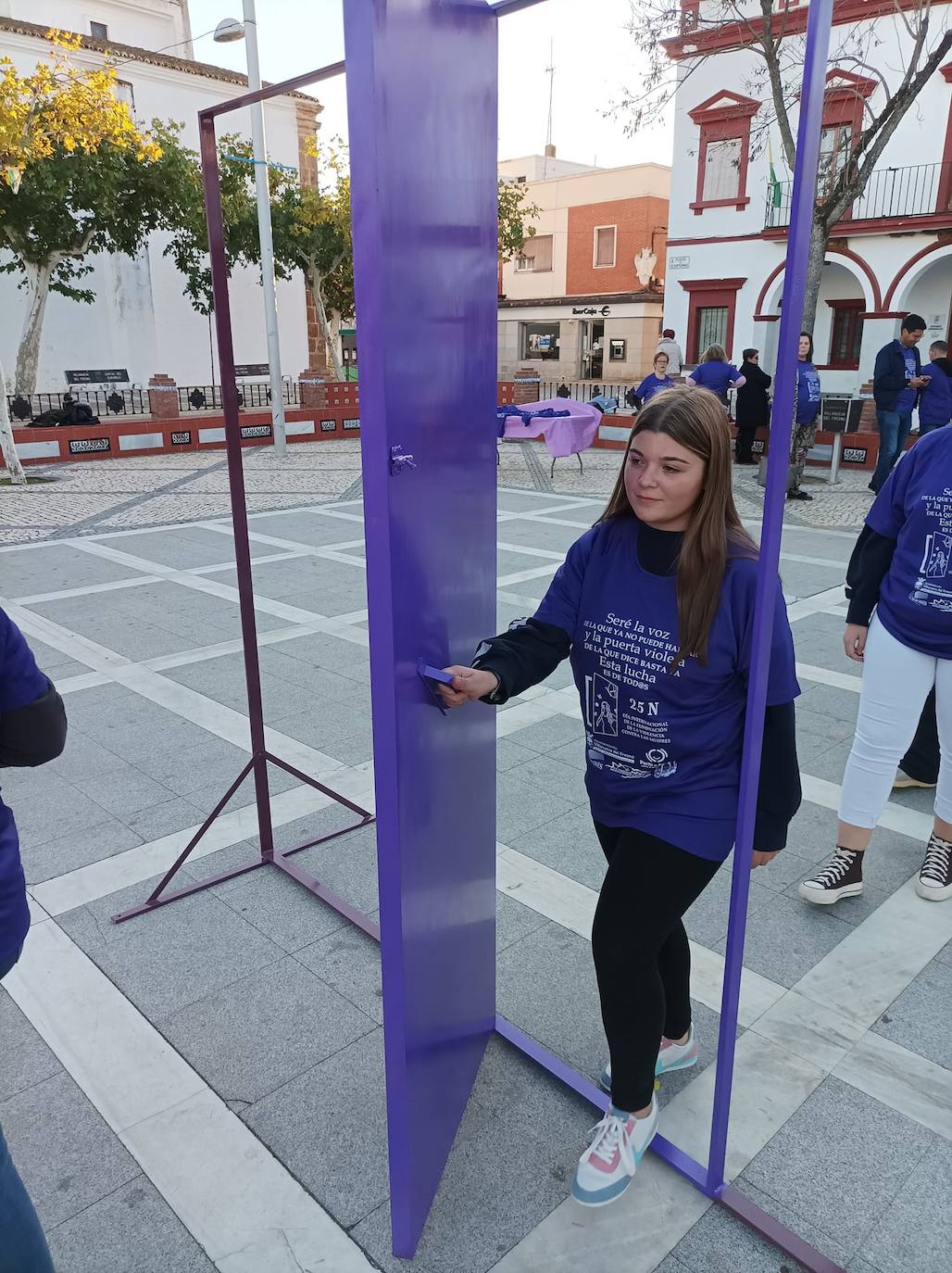 La localidad se implica en los actos de repulsa de la Violencia de Género
