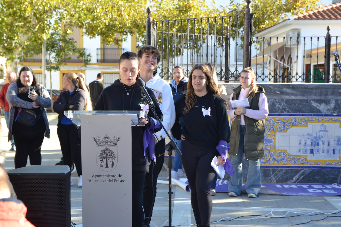 La localidad se implica en los actos de repulsa de la Violencia de Género