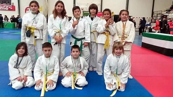 La Academia de judo se trae tres medallas de oro, una de plata y tres bronces del Campeonato de Extremadura