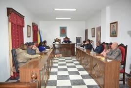 Momento del último pleno del año.