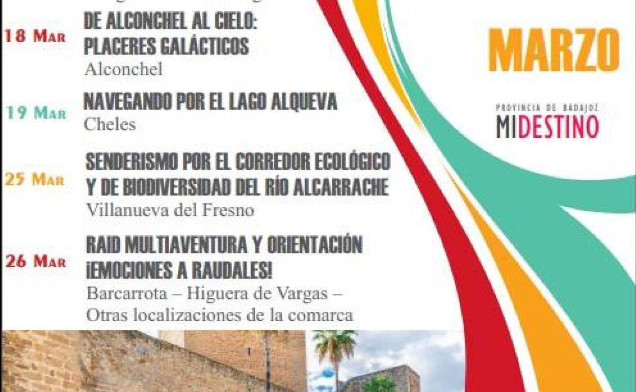 El Programa de Dinamización Turística traerá a la Comarca actividades de cultura, naturaleza, deporte, gastronomía y astroturismo
