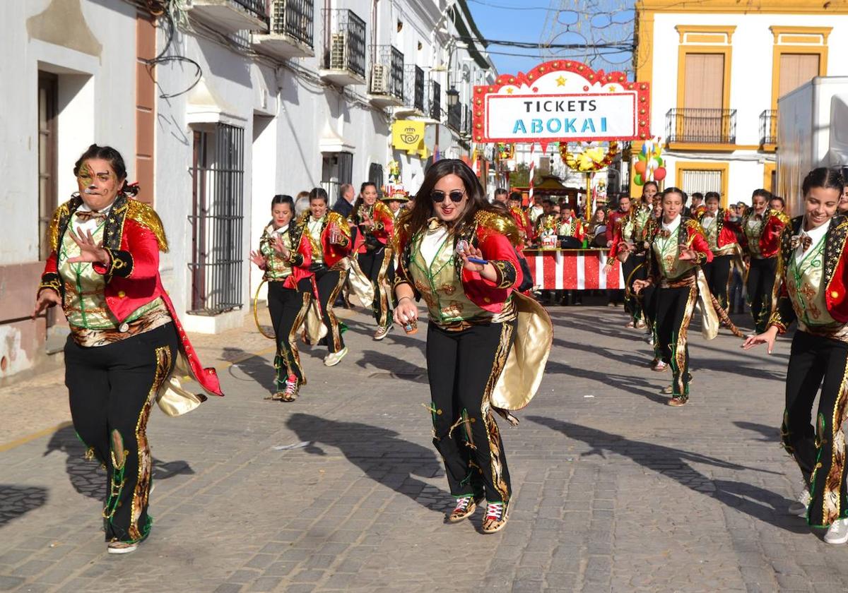 Comparsa Abokai en el desfile del pasado carnaval.