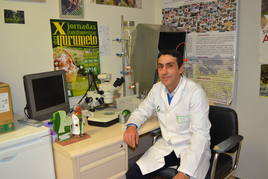 El veterinario y experto micólogo Jesús Crespo.