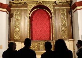 Los reperesentantes de las entidades encargadas de la restauruación visitaron la Iglesia.