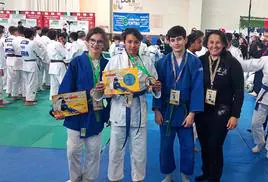 Tres integrantes de la Escuela de judo participan en la VIII Supercopa de España de Judo 'Villa de Montijo'