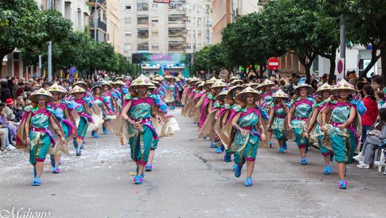 La comparsa Abokai realizó una gran actuación en su debut del carnaval de Badajoz