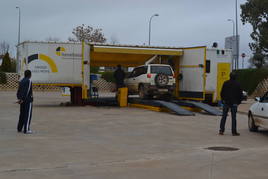 Imagen de archivo de la unidad móvil de ITV en la localidad.