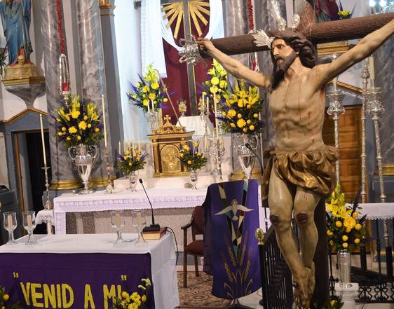 El primer viernes de marzo se desarrollarán los actos del besapiés al Cristo de la Expiración